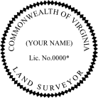 Virginia Land Surveyor Seal